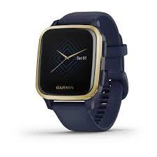 GARMIN Venu Sq Music Navy with Light Gold Bezel