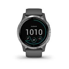 GARMIN vivoactive 4 Shadow Gray with Silver Bezel