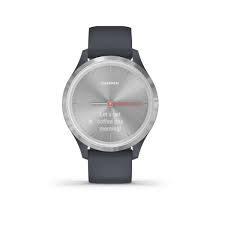 GARMIN vivomove 3S Granite Blue with Silver Bezel